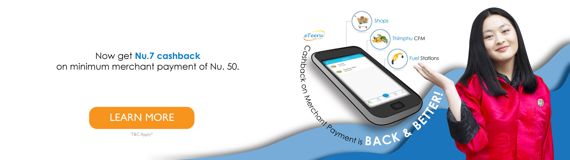 eTeeru Nu. 7 Cashback