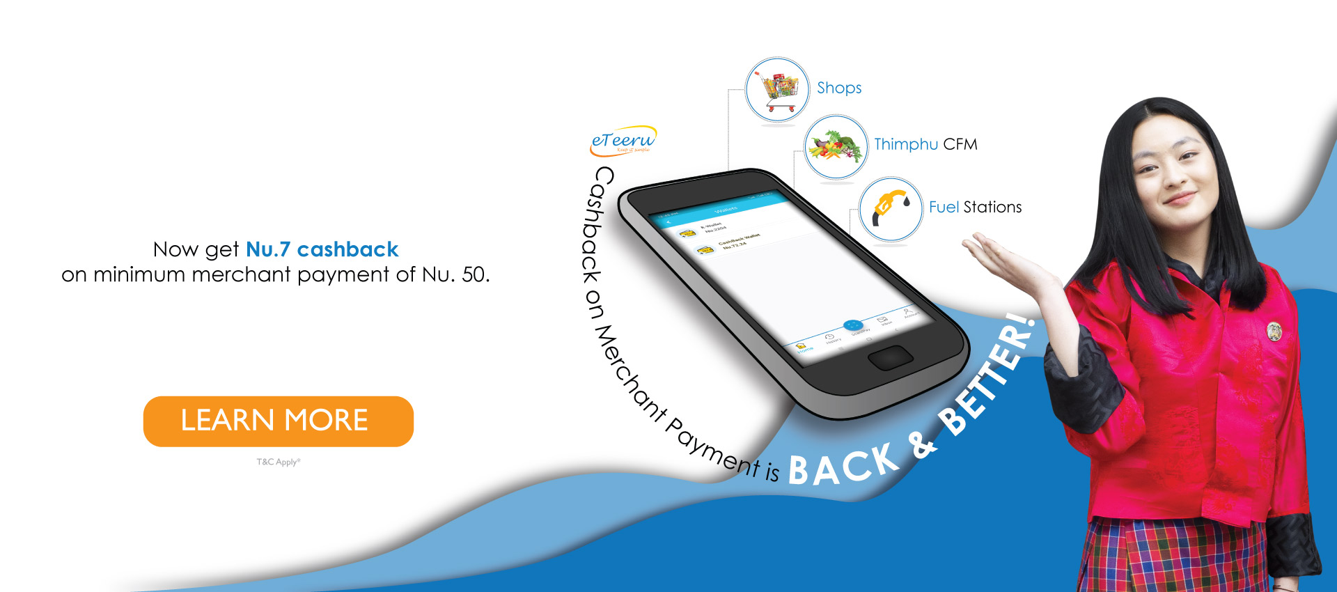 eTeeru Nu. 7 Cashback