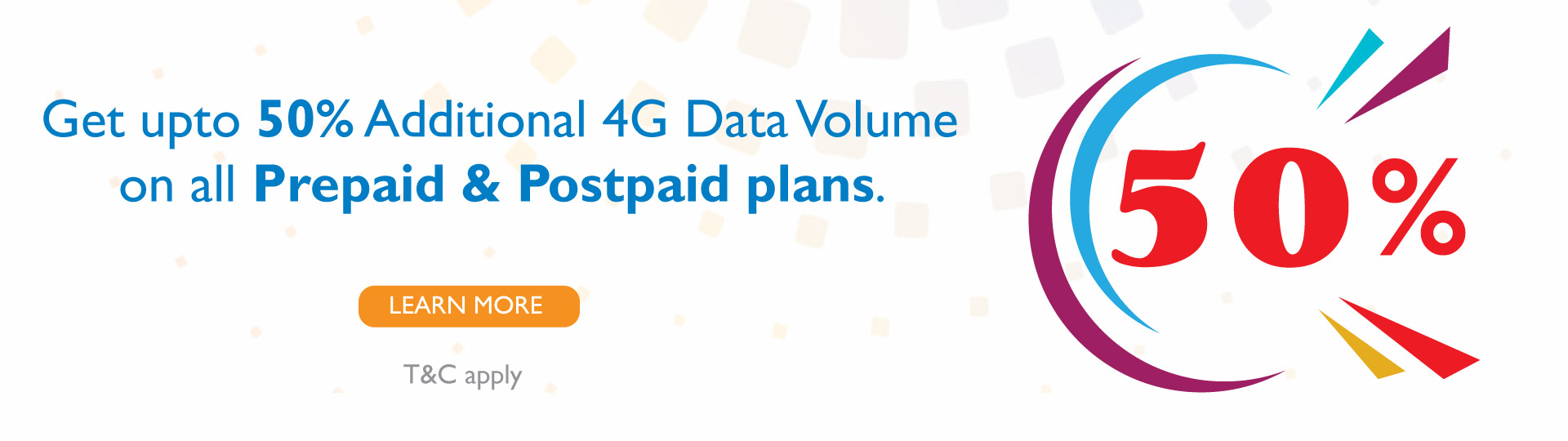 50 percent data bonus