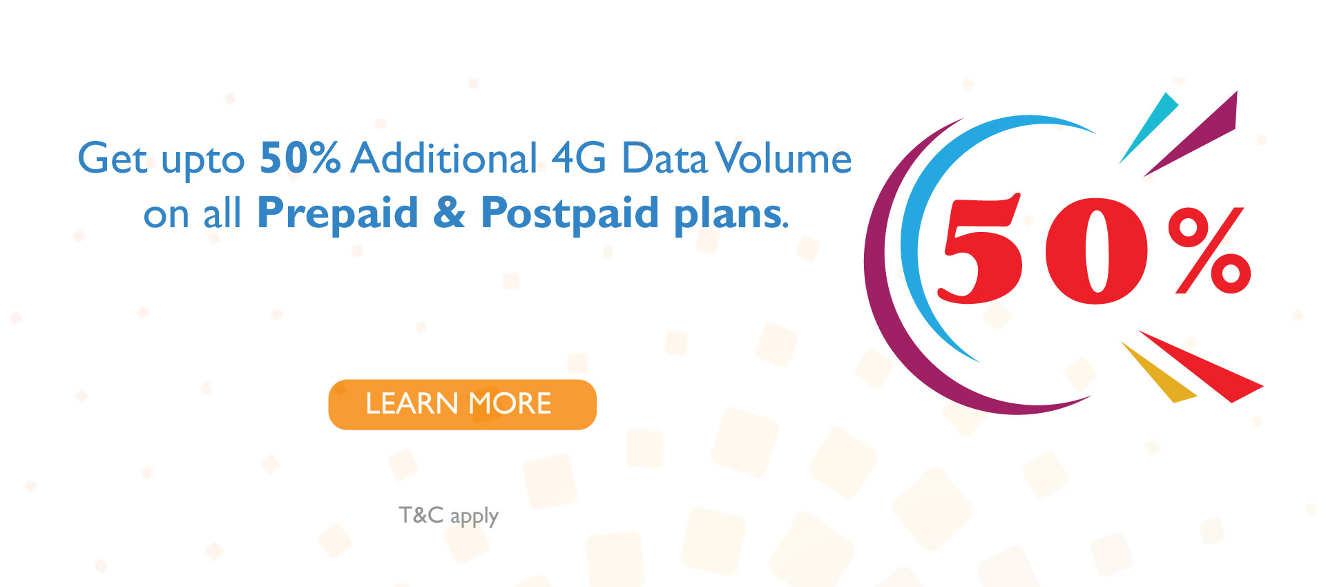 50 percent data bonus